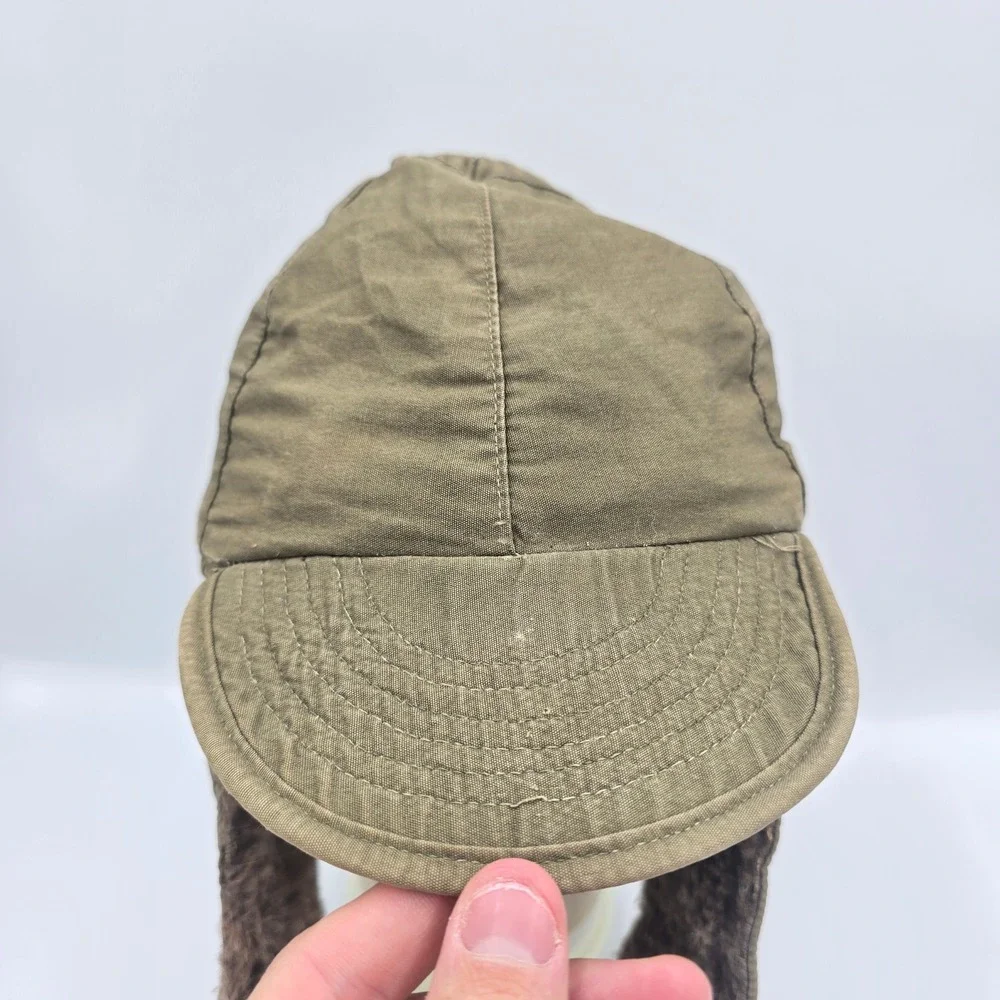 US Military M-1951 Korean War Era OD Pile Field Cap M51 Cold Weather Size 7